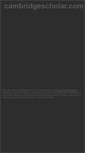 Mobile Screenshot of cambridgescholar.com